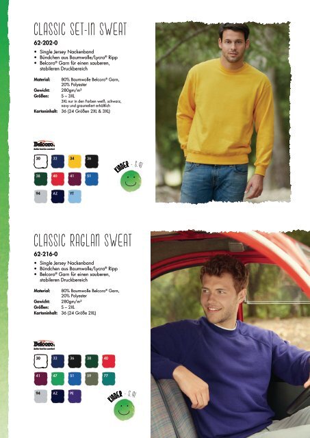 Fruit of the Loom Brochure 2015/2016