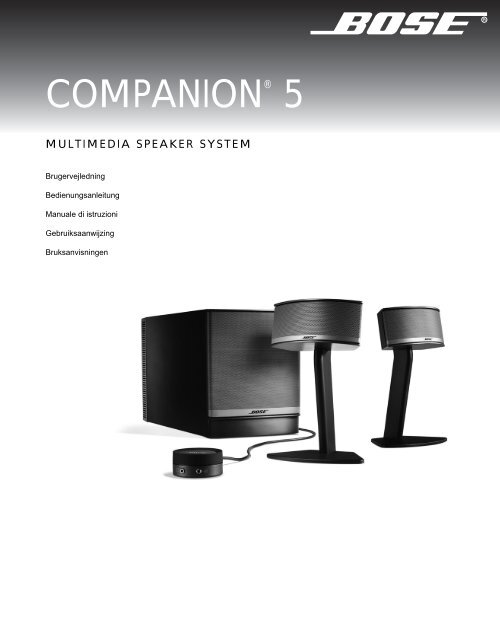 Companion® 5 Multimedia Speaker System - Bose