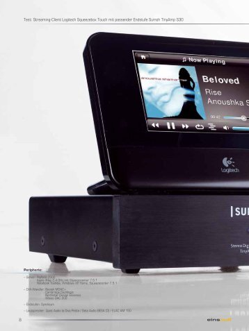 Streaming-Client Logitech Squeezebox Touch ... - digital-highend.de