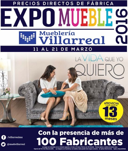EXPO MUEBLES DE MUEBLERIA VILLARREAL
