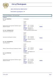 List of Participants - UNECE