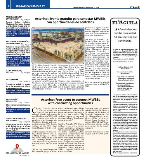 El Aguila Magazine – March 16, 2016