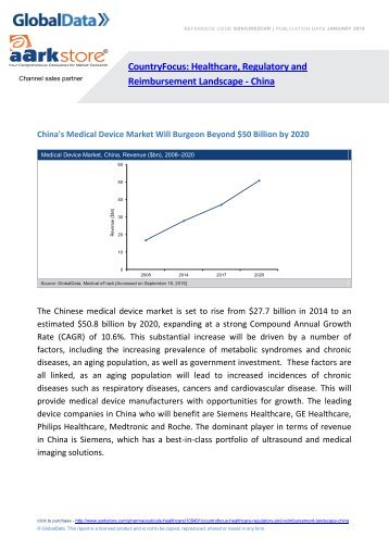CountryFocus: Healthcare, Regulatory and Reimbursement Landscape - China