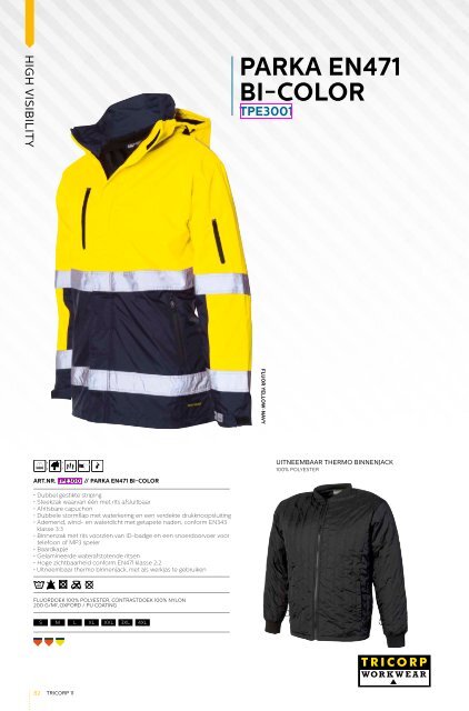 Brochures-2016-Tricorp Workwear