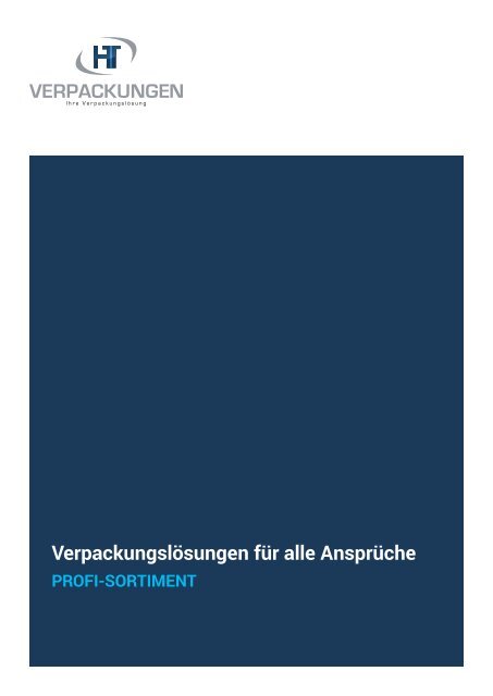 Produktkatalog HT-Verpackungen