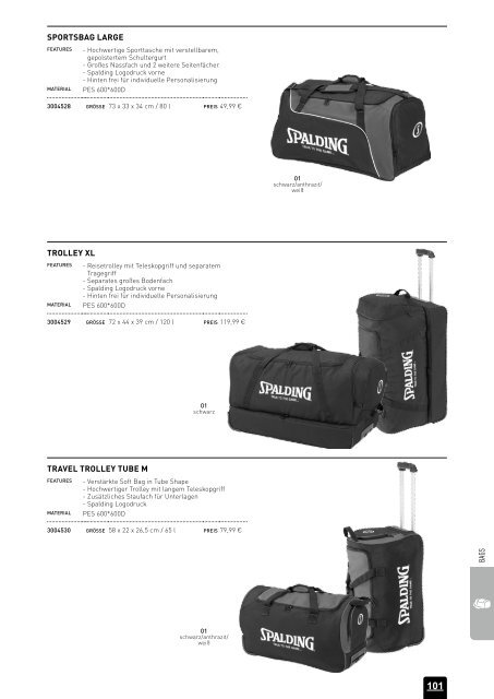 Spalding Katalog2016