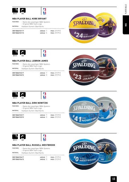 Spalding Katalog2016