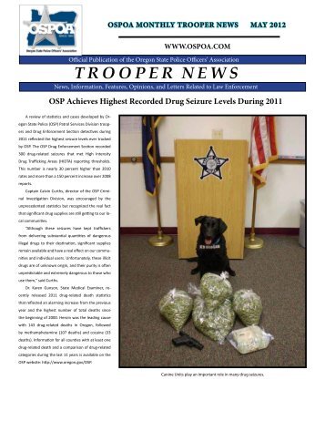 TROOPER NEWS - Oregon State Police Officers Association