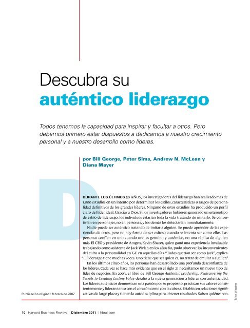 La Gestión y la Administración Para el Mañana - Harvad Business Review