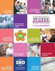 AFS By Specifico & Co. - Food Safety Training and Consulting