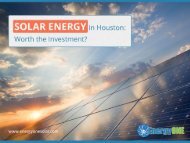 Importance of Solar Energy Investment in Houston