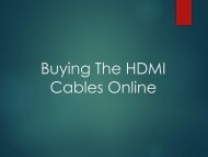 Buying The HDMI Cables Online