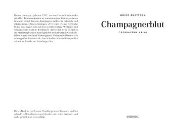 Leseprobe: Champagnerblut