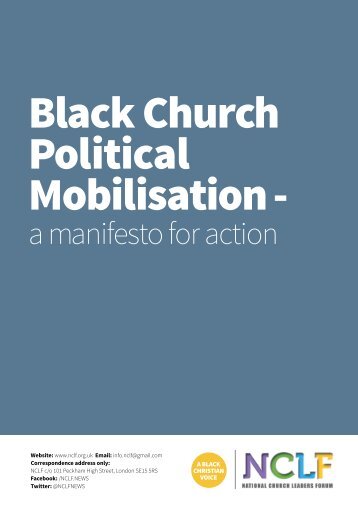 Black Church Political Mobilisation -