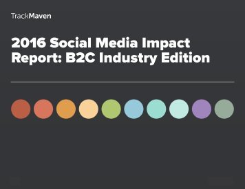 2016 Social Media Impact Report B2C Industry Edition