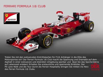 Ferrari Formula 1® Club