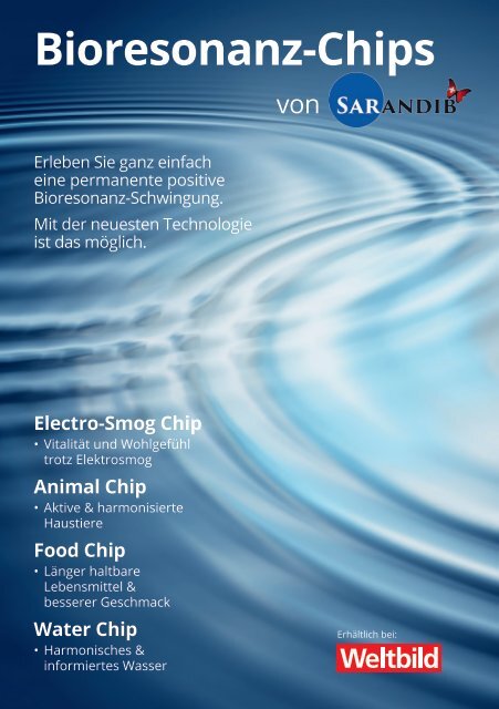 Broschüre - Bioresonanz-Chips von Sarandib