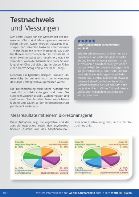 Broschüre - Bioresonanz-Chips von Sarandib