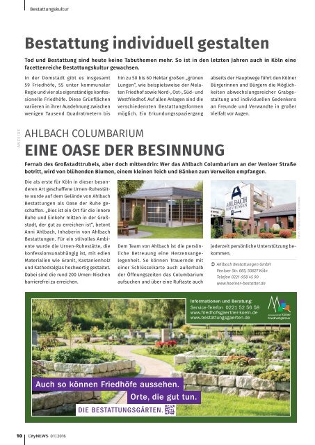 CityNEWS-Ausgabe 01/2016