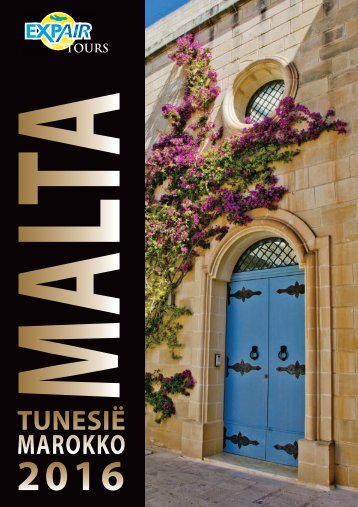 Brochure Malta - Tunesië - Marokko