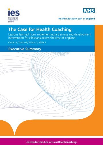 The Case for Health Coaching - Executive Summary