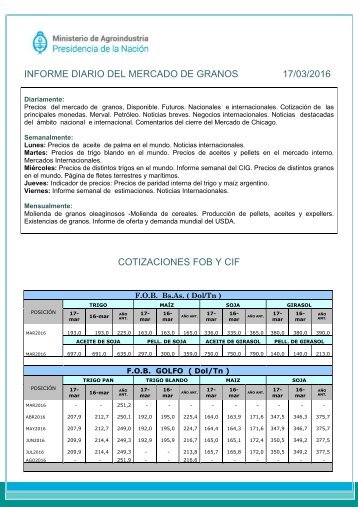 COTIZACIONES FOB Y CIF