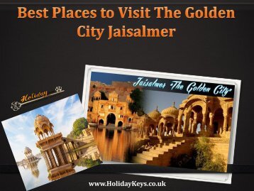 Best Places to Visit The Golden City Jaisalmer