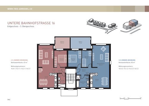 Vermietungsdokumentation "TRIO", 8580 Amriswil