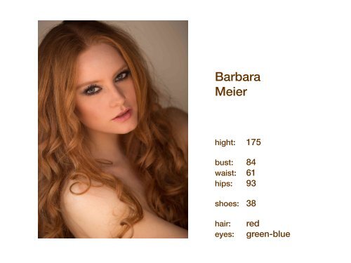modelbook - barbara meier 