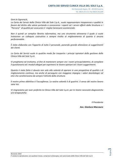 02 - Carta servizi  2016