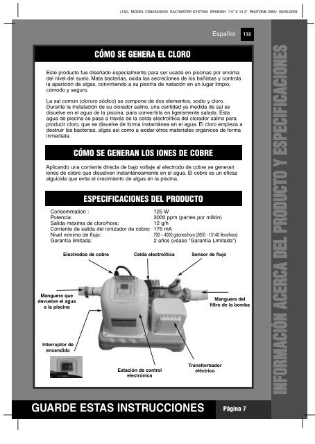 guarde estas instrucciones - Piscine Atlantis