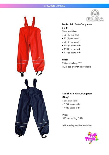 Scandinavian Rainwear