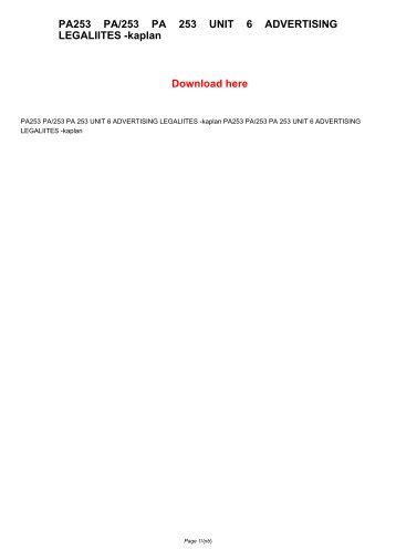 unit 8 pa253 assignment Hs450 – unit 8 assignment hs450 – unit 8 assignment hs450 – unit 8 assignmentethics and decision-making in the va healthcare systemcourse outcomehs450-5: e. unit 8 pa253 assignment Hs450 – unit 8 assignment hs450 – unit 8 assignment hs450 – unit 8 assignmentethics and decision-making in the va healthcare systemcourse outcomehs450-5: e.