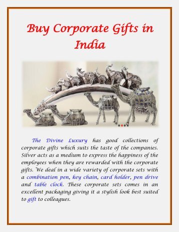 Buy Corporate Gifts in India