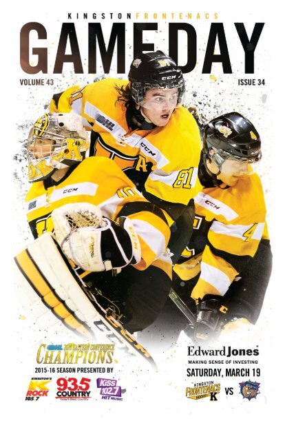 Kingston Frontenacs GameDay March 19, 2016