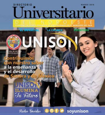 OFERTA EDUCATIVA DE UNIVERSIDADES EN EL NOROESTE DEL PAÍS