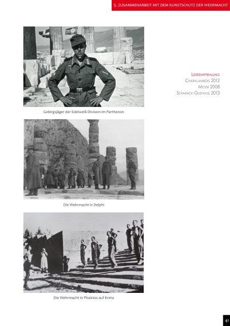 Vortrag "Archäologische Aktivitäten in Griechenland während der deutschen Besatzungszeit, 1941-1944"