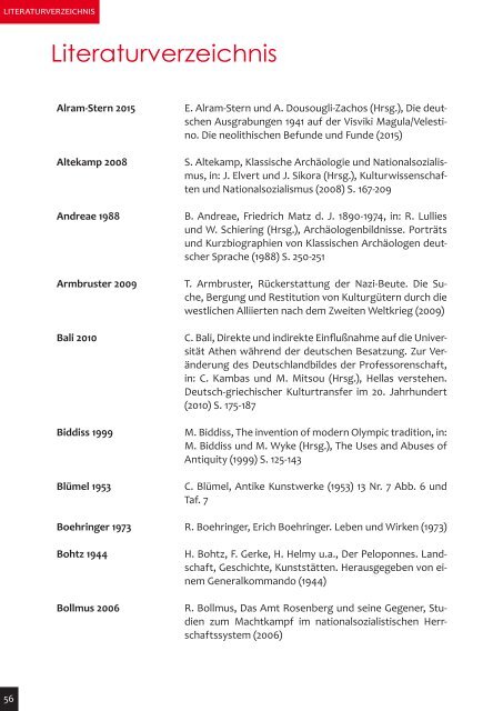 Vortrag "Archäologische Aktivitäten in Griechenland während der deutschen Besatzungszeit, 1941-1944"