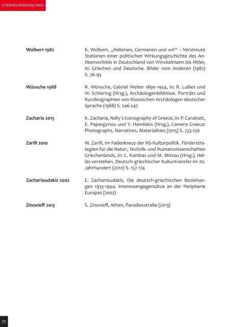 Vortrag "Archäologische Aktivitäten in Griechenland während der deutschen Besatzungszeit, 1941-1944"