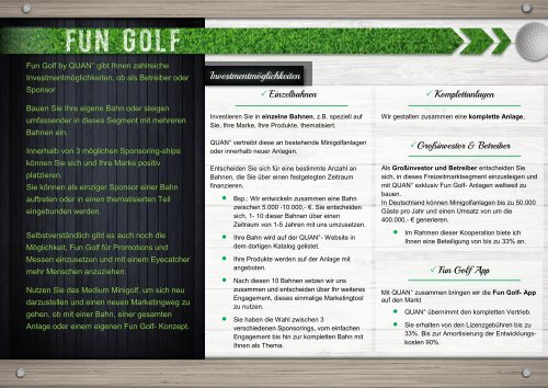 QUAN° Gastrotainment- Fun Golf - Broschüre - Erstkontakt - 2016.compressed