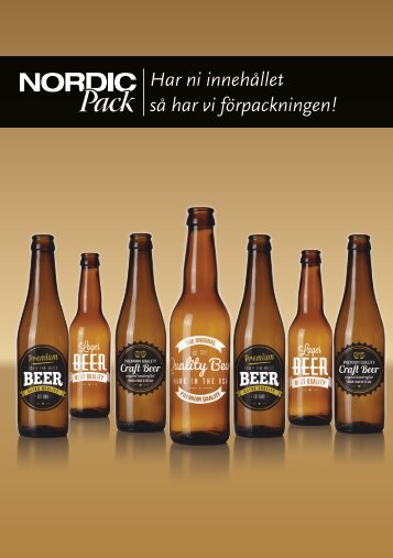 Nordic Pack - Flaskor för bryggerier och musterier