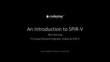 An Introduction to SPIR-V