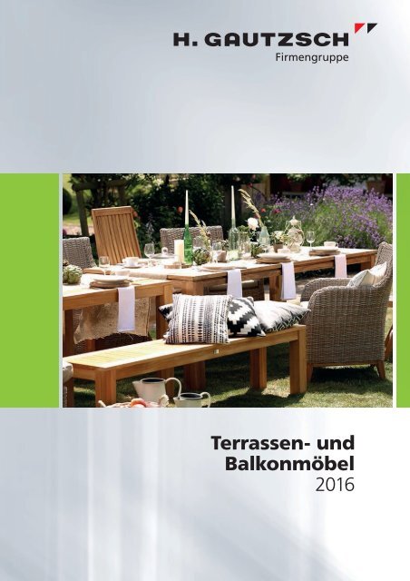 Terrassen-und Balkonmöbel 2016