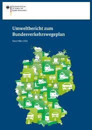 Umweltbericht zum Bundesverkehrswegeplan