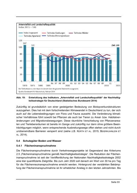 Umweltbericht zum Bundesverkehrswegeplan