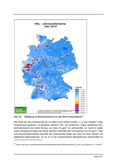 Umweltbericht zum Bundesverkehrswegeplan