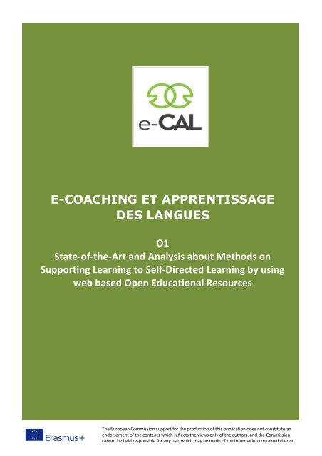 e-CAL - e-Coaching et Apprentissage des Langues  