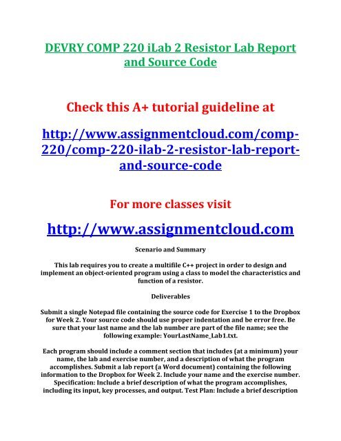 devry-comp-220-ilab-2-resistor-lab-report-and-source-code