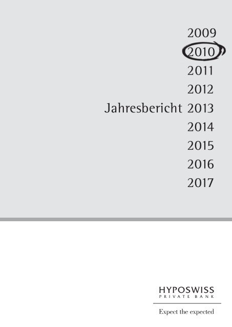 2009 2010 2011 2012 Jahresbericht 2013 2014 2015 2016 2017