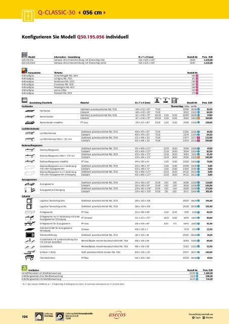 asecos – Gefahrstofflagerung und -handling 2018-2020